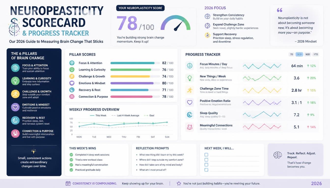 Neuroplasticity Scorecard and Progress Tracker: Our 2026 Guide to Measuring Brain Change That Sticks