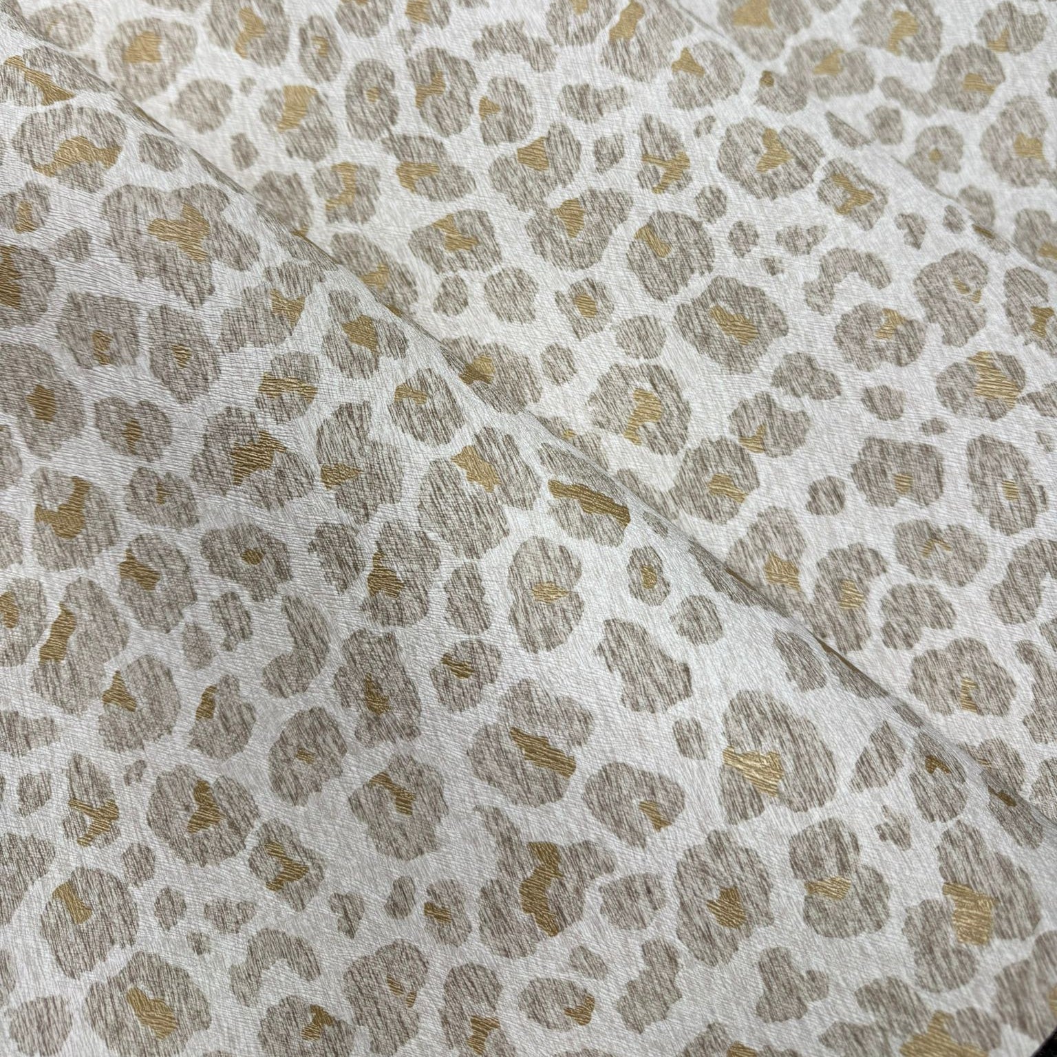 Paul Moneypenny Leopard Cream & Gold Wallpaper