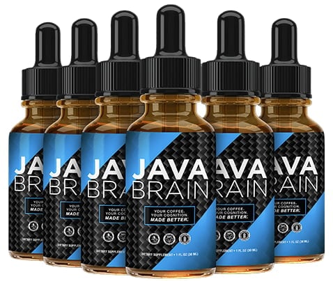 Java Brain coffee extract bottles used in caffeine and L-theanine stack
