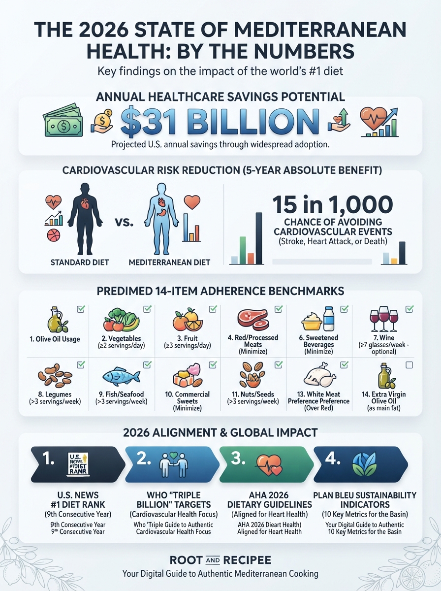 The 2026 State of Mediterranean Health: By the Numbers infographic