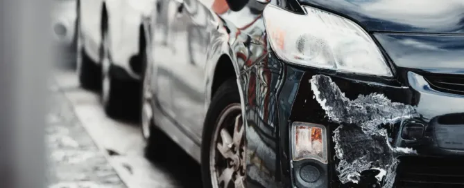 Hybrid vehicle bumper damage repair