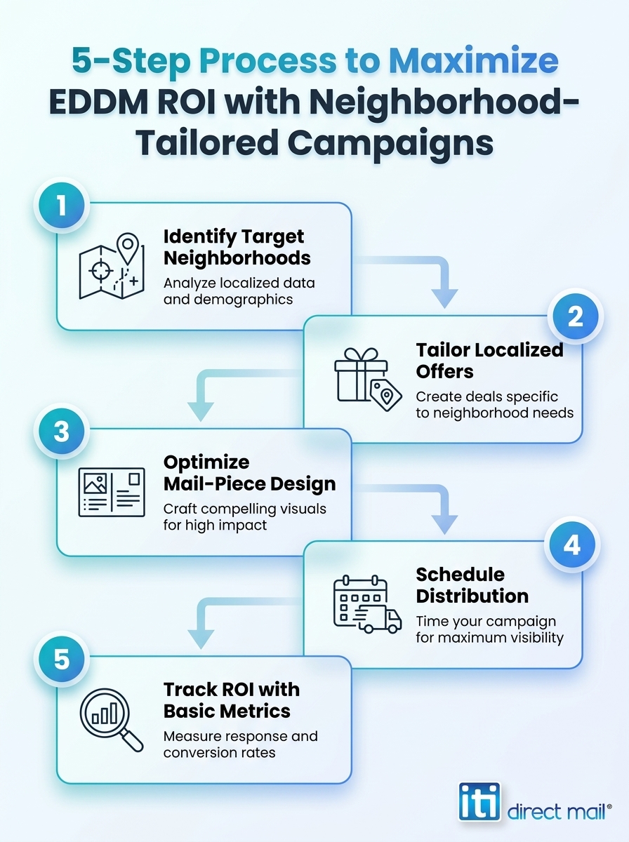 5-step process to maximize EDDM ROI with neighborhood-tailored campaigns