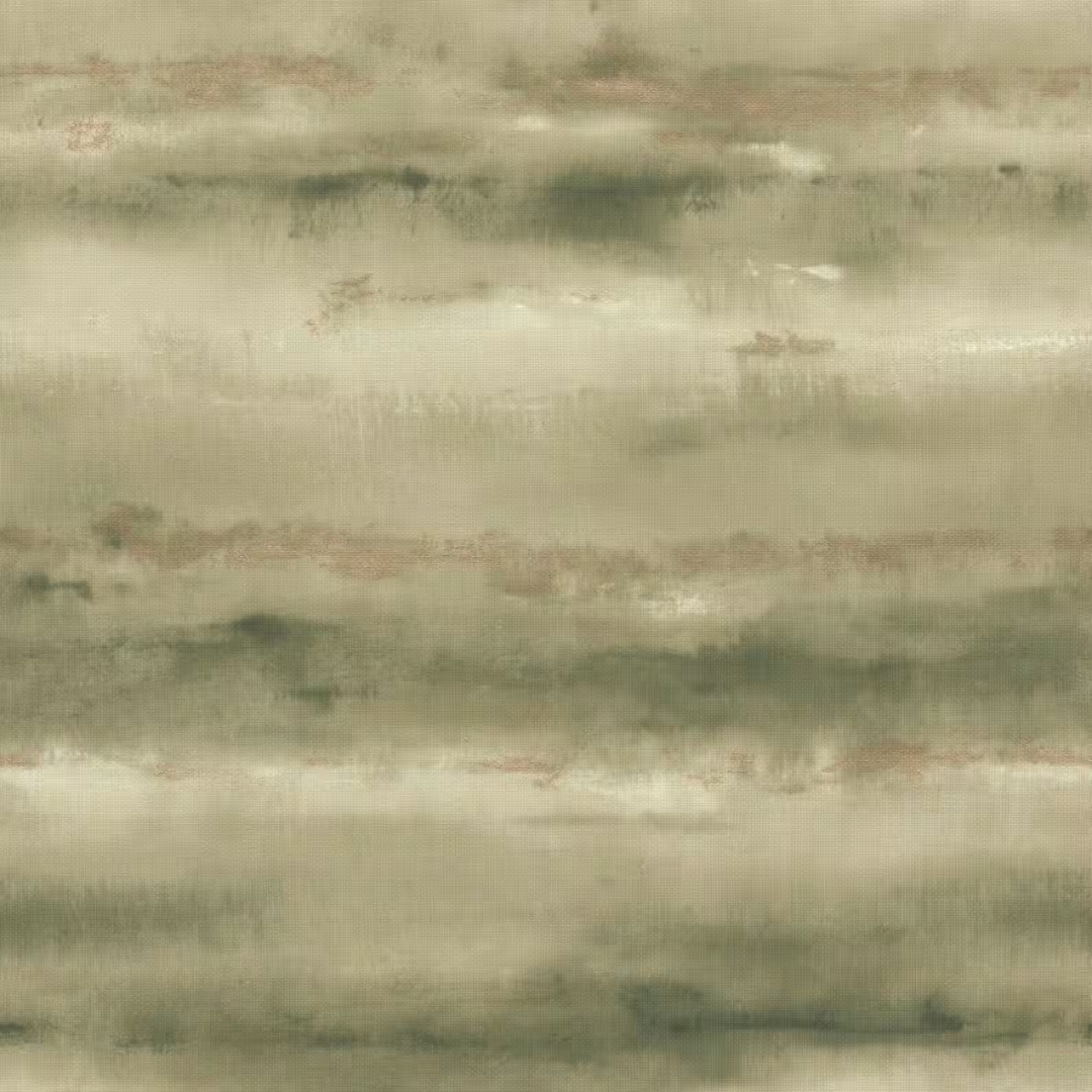 Painted Landscape Moss Wallpaper