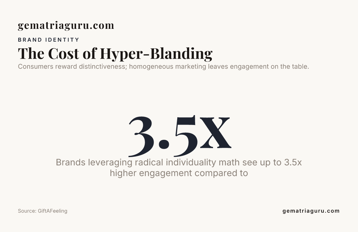 The Cost of Hyper-Blanding — data from GiftAFeeling