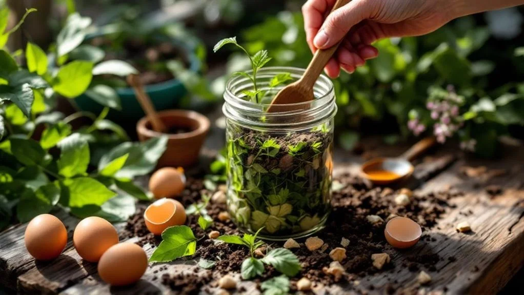 Preparing a liquid organic garden feed