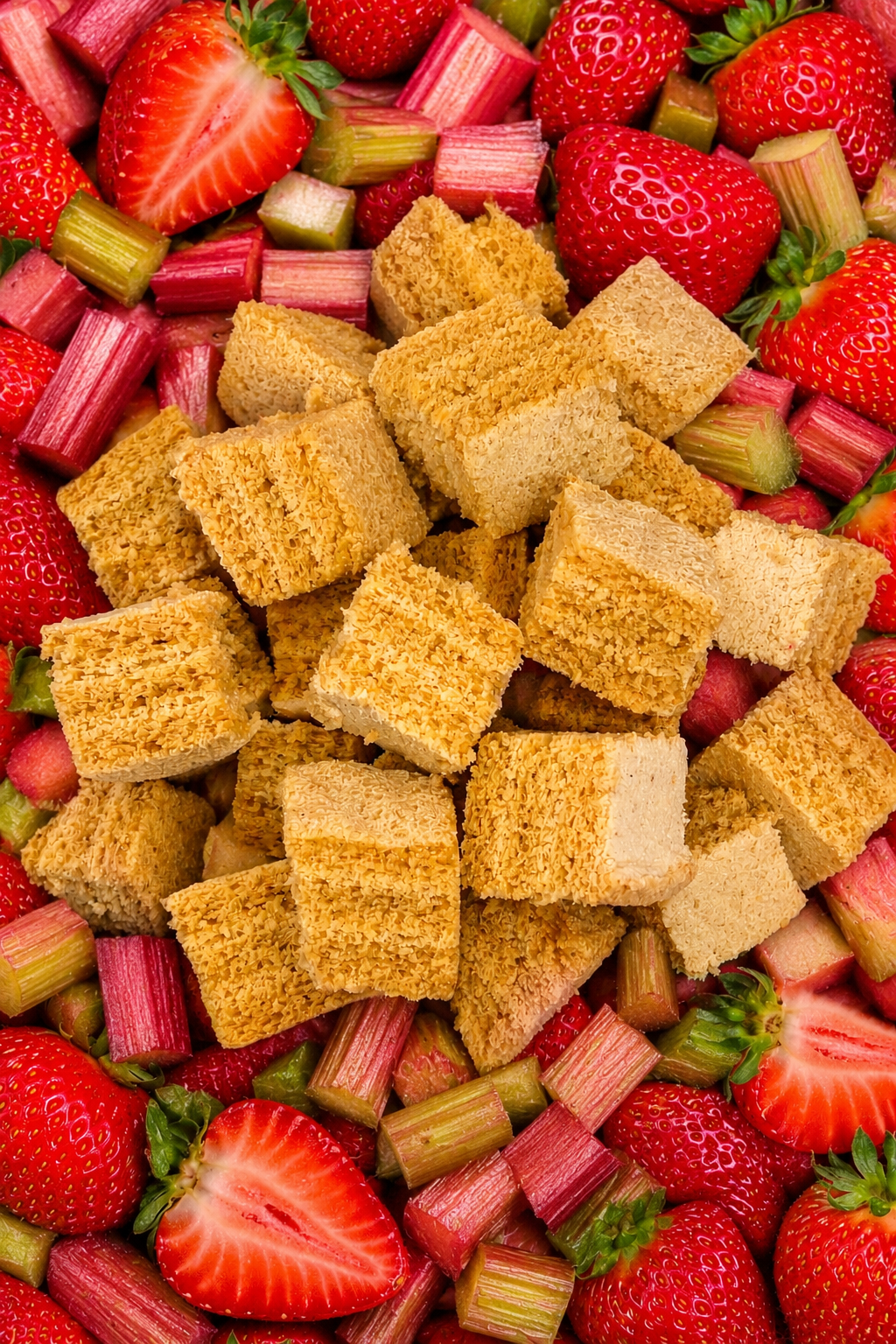Snack naturel aux pommes K'Apples Strawberry Rhubarb