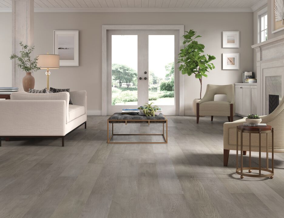 Blue Ridge High Meadow wide plank engineered hardwood in a modern room scene