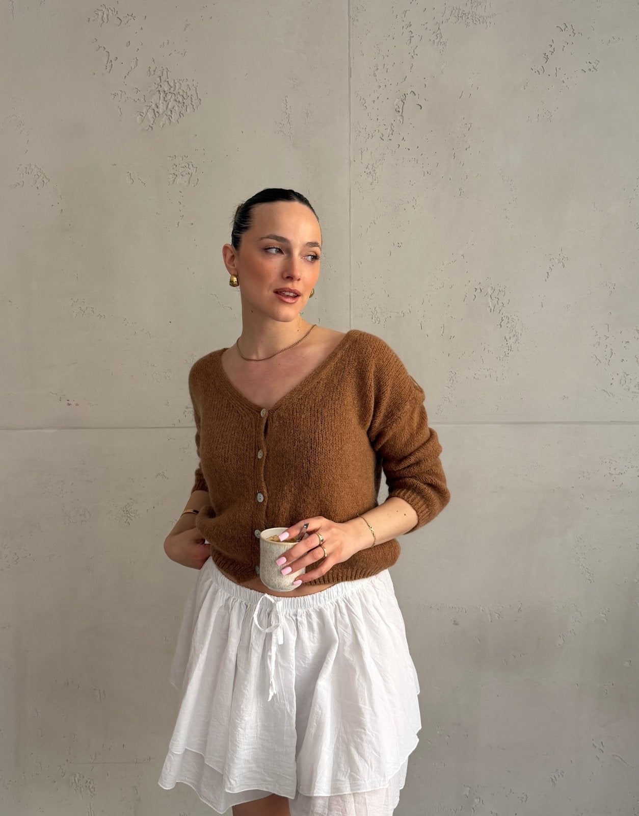 Kurze Mohair Strickjacke - Bild 1