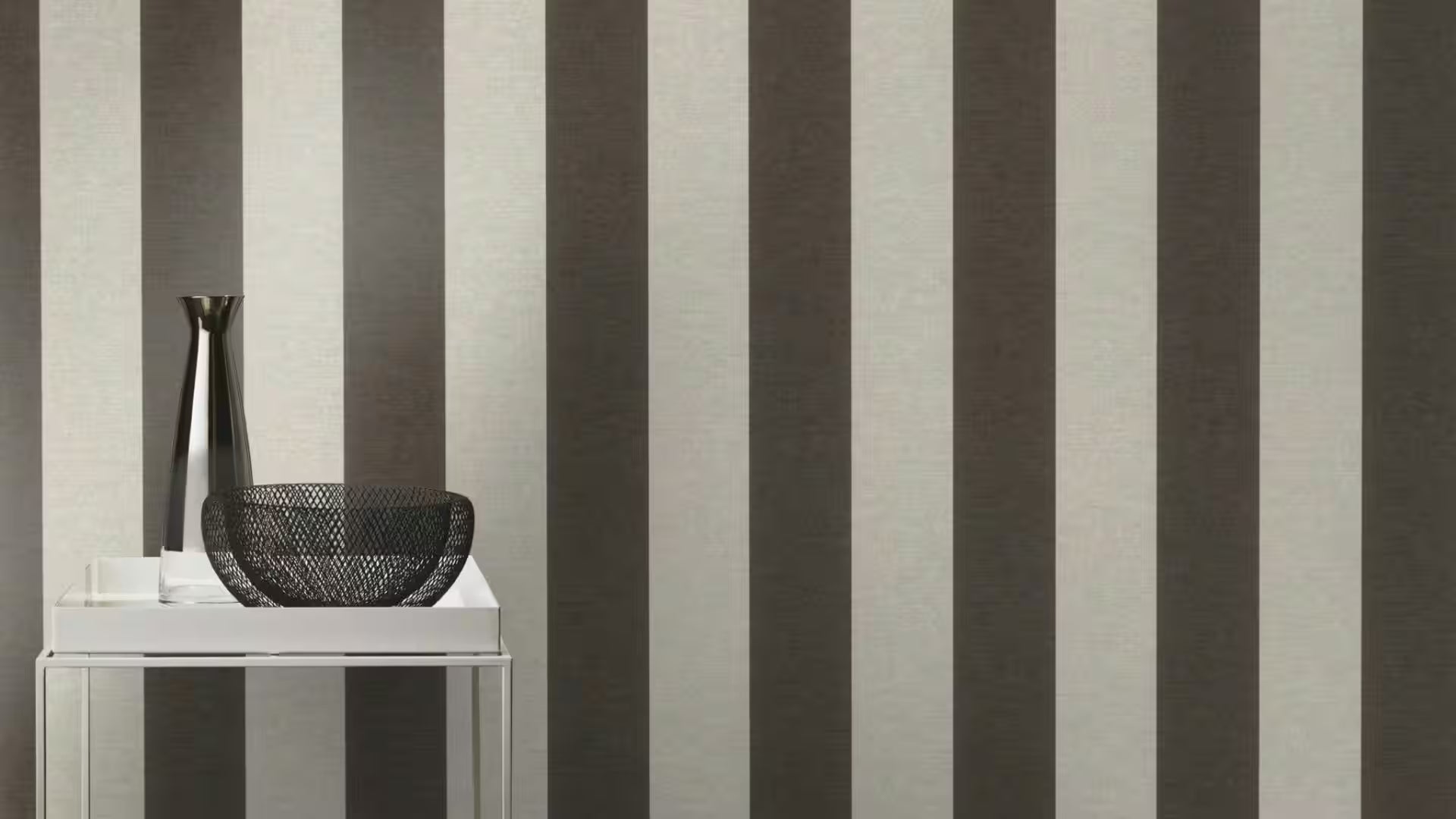 Schöner Wohnen Cosy Living Stripe Charcoal Detail