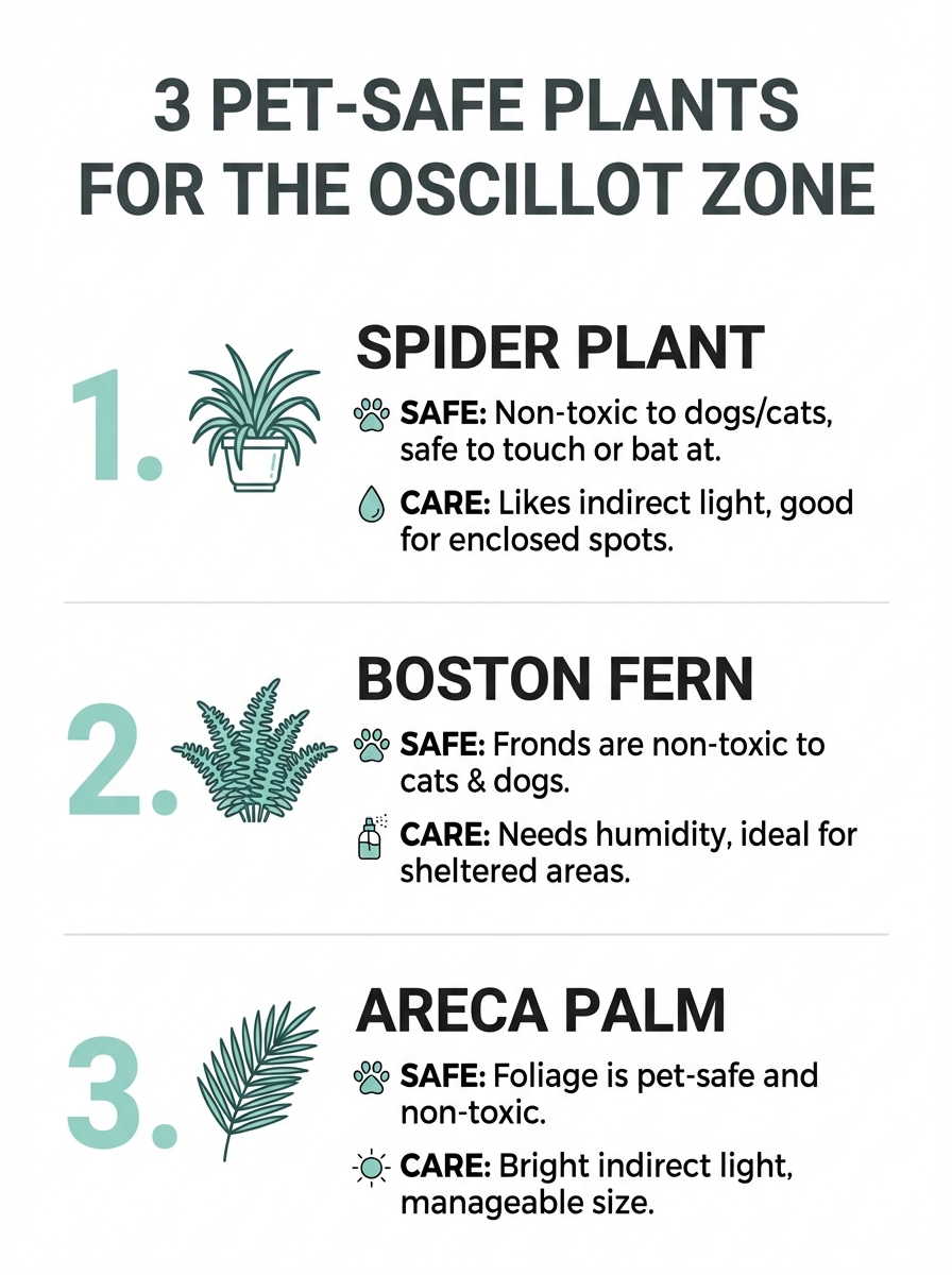 Garden Companion: Growing Pet-Friendly Plants Inside Your Oscillot Containment Zone – 3 pet-safe plants for Oscillot zone.