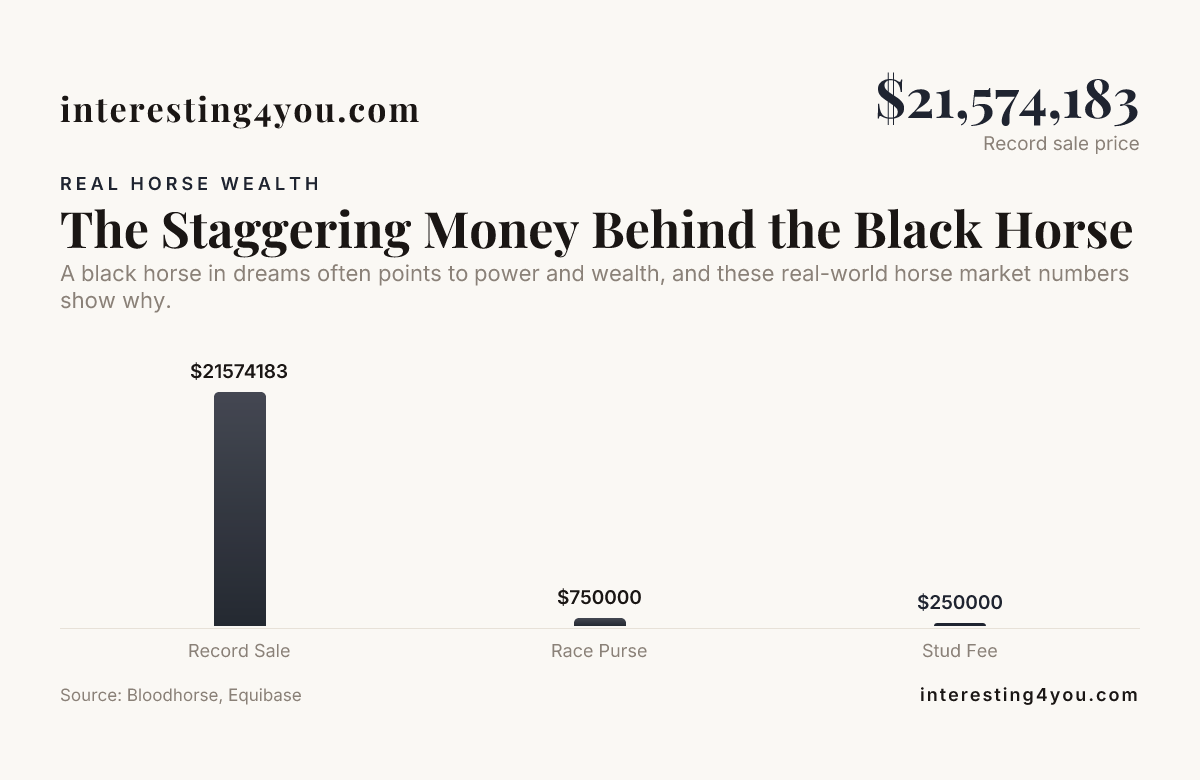 The Staggering Money Behind the Black Horse — data from Bloodhorse, Equibase