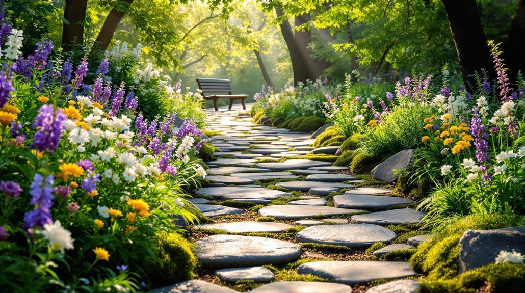 Natural garden path ideas