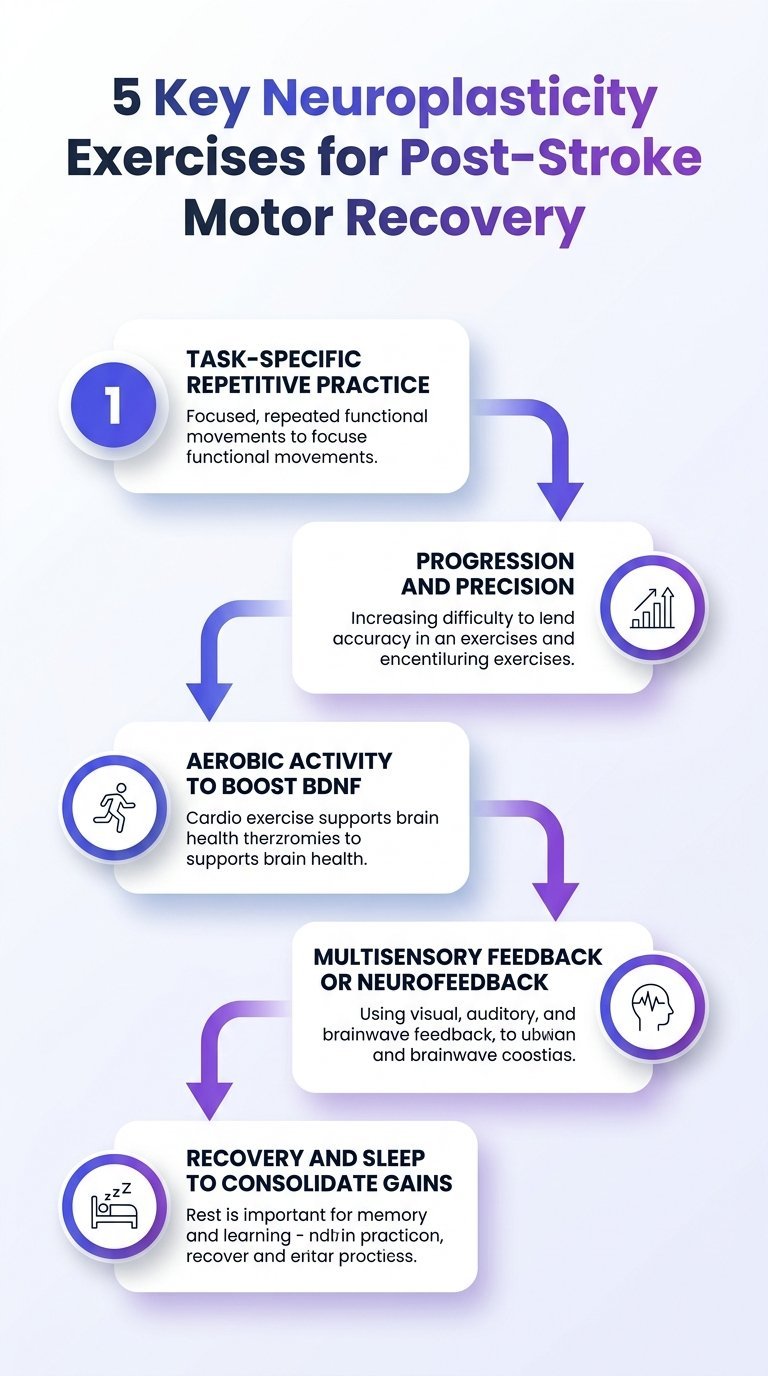 Neuroplasticity exercises visual for stroke recovery