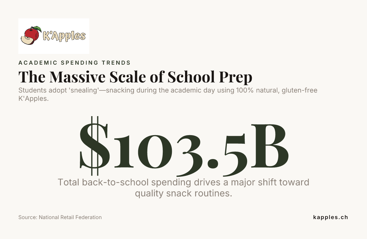 The Massive Scale of School Prep — data from National Retail Federation