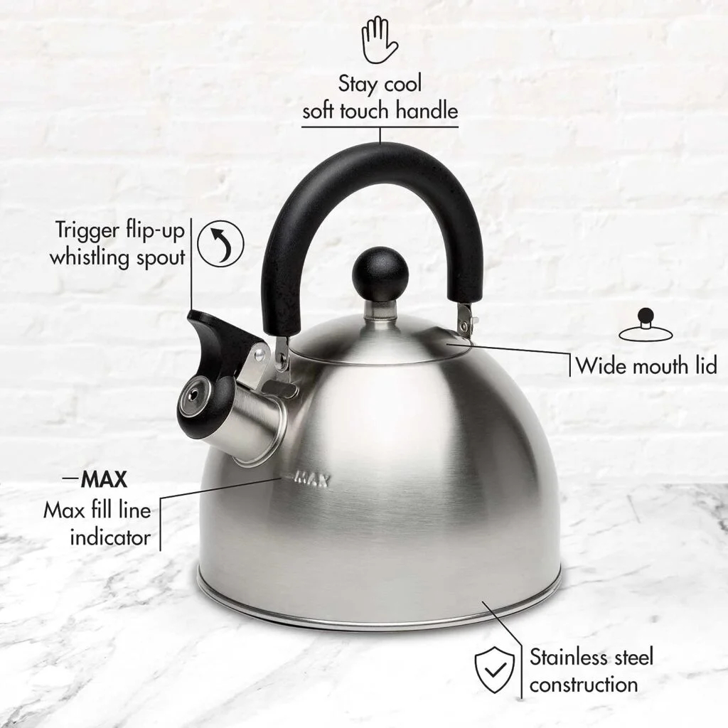 Primula Stewart Whistling Stovetop Tea Kettle