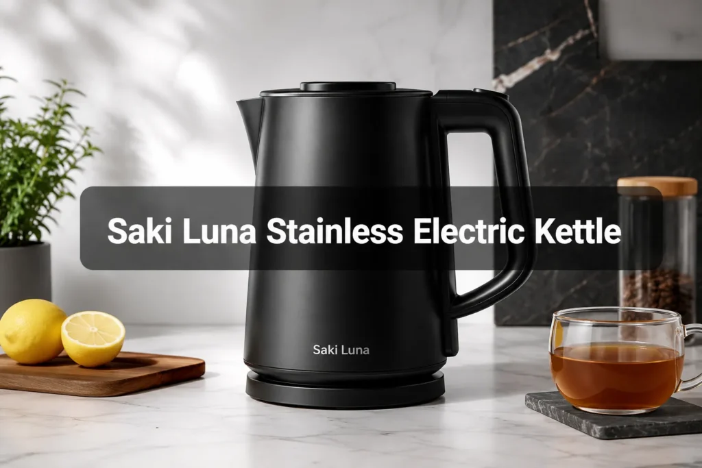 Saki Luna All Stainless Steel Electric Kettle Cordless Review