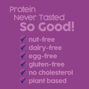 No Nuts! Blueberry Vanilla bar close-up - nut-free, dairy-free, egg-free, gluten-free, no cholesterol, plant based