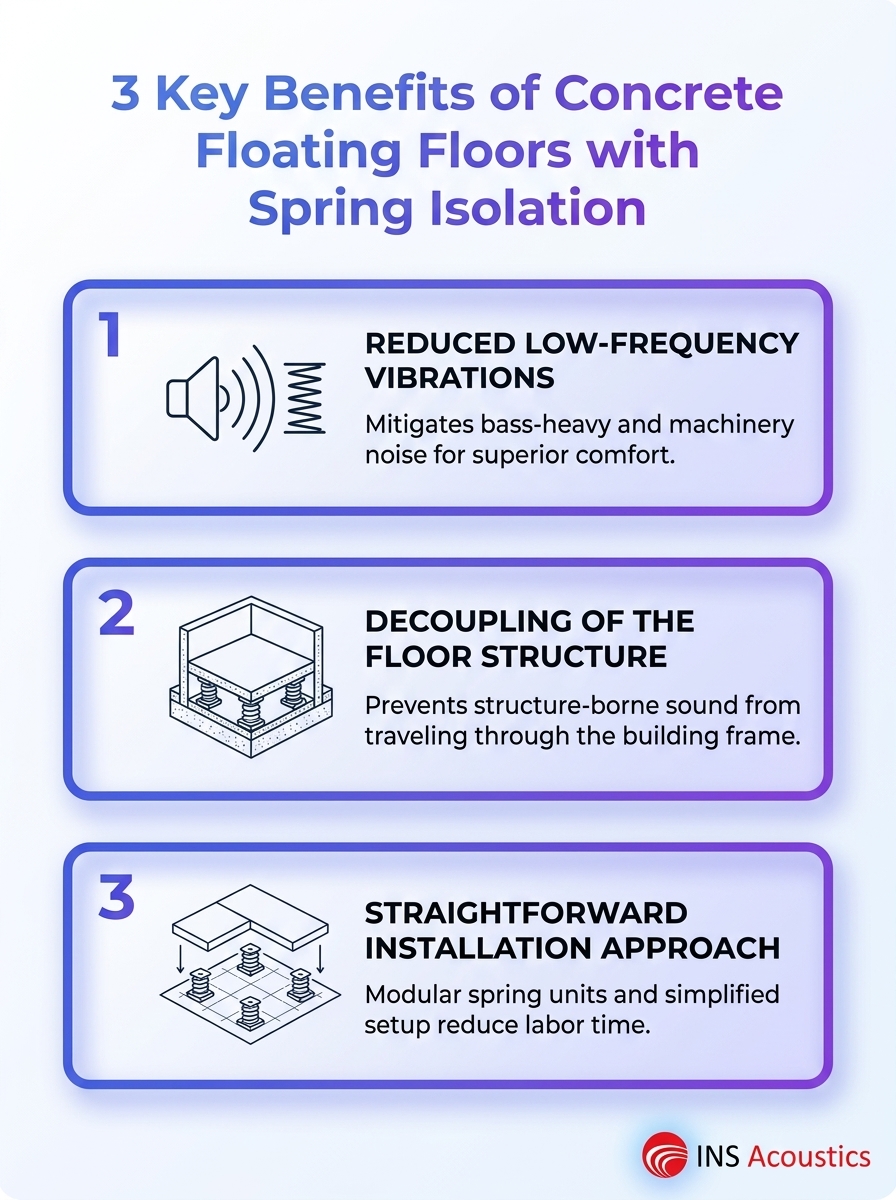 Acoustic Concrete Spring Floated Floor: The Best Solution for Low ...