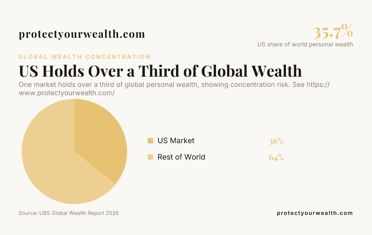US Holds Over a Third of Global Wealth — data from UBS Global Wealth Report 2026