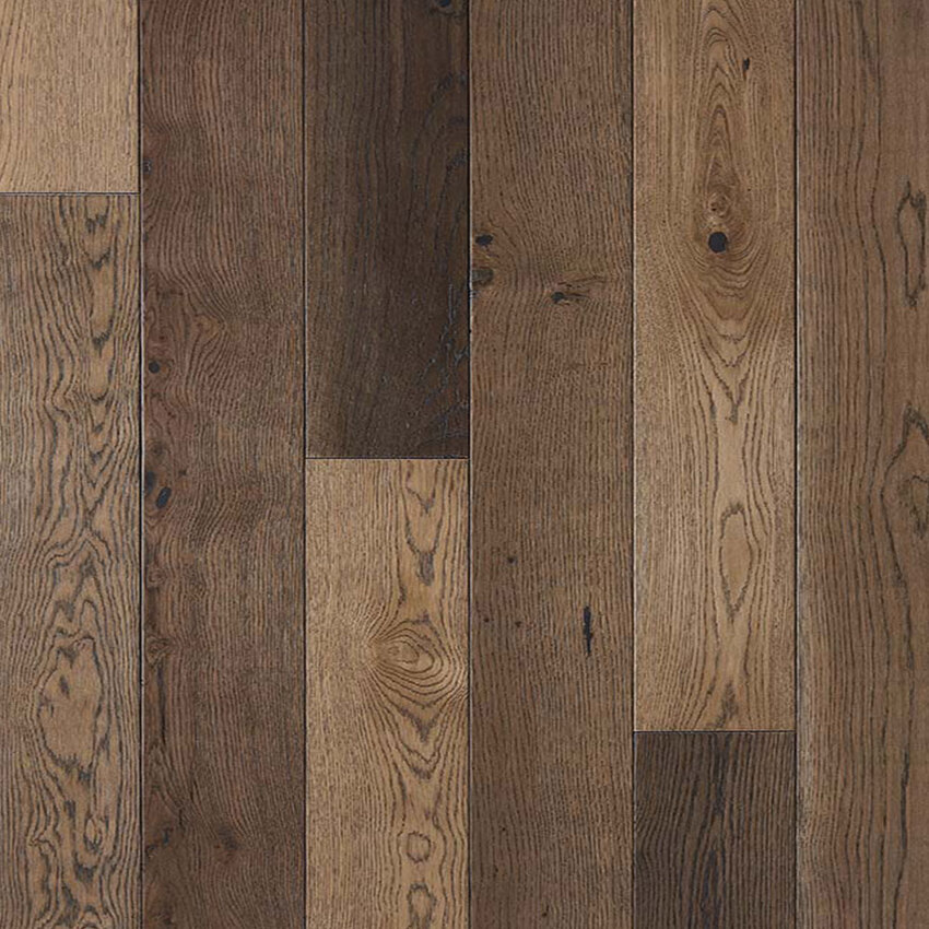 Palmetto Road Shenandoah Shadow five inch wide plank Oak hardwood swatch