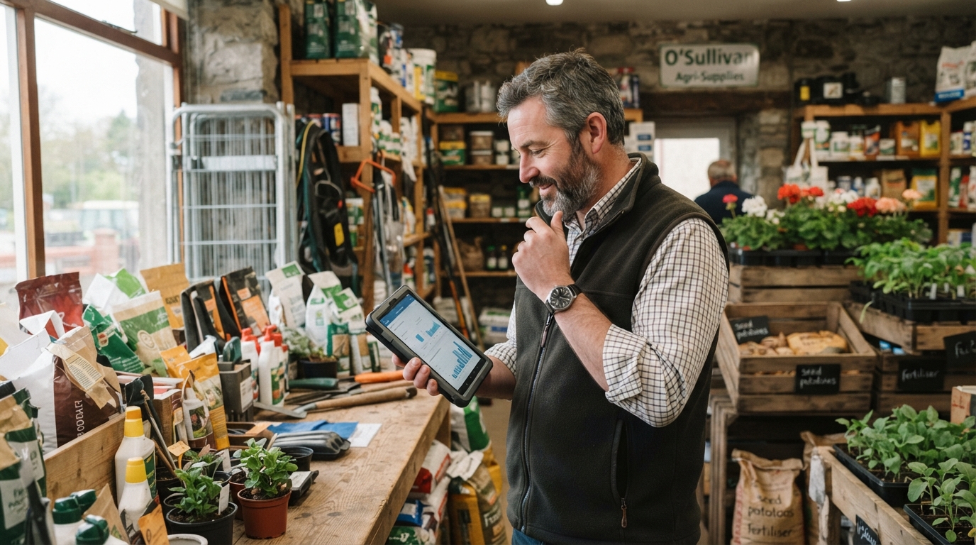 Admin workflow automation dashboard for an Irish SME