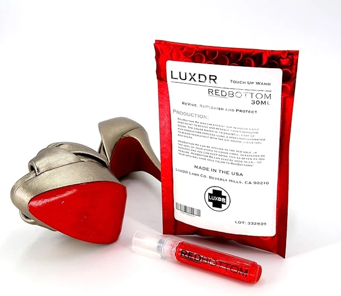 LuxWand red sole touch-up pen for designer shoes