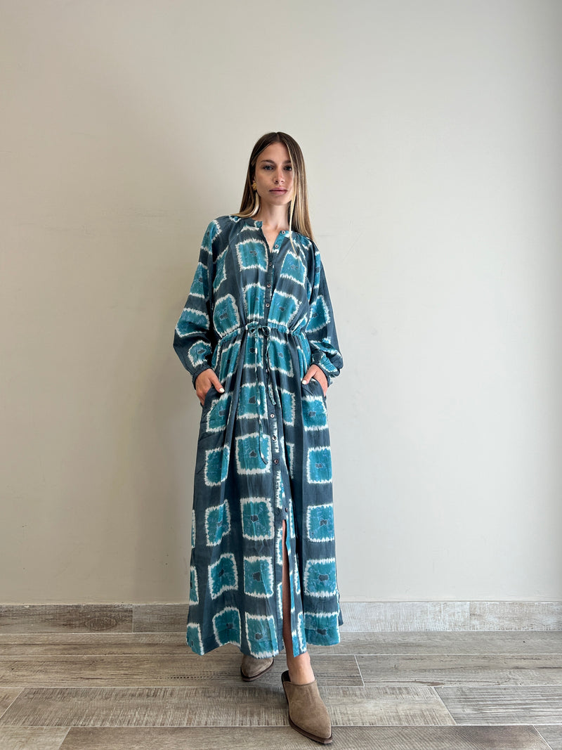 Kaftano Freelove Corallo outfit Ibiza