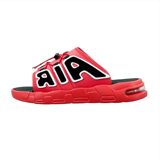 Chanclas uptempo rojas para hombre