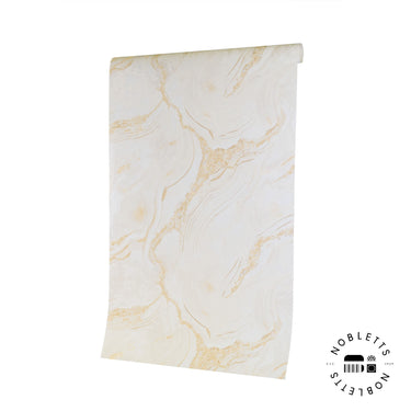 Vasari Palmetto Marble Natural Wallpaper