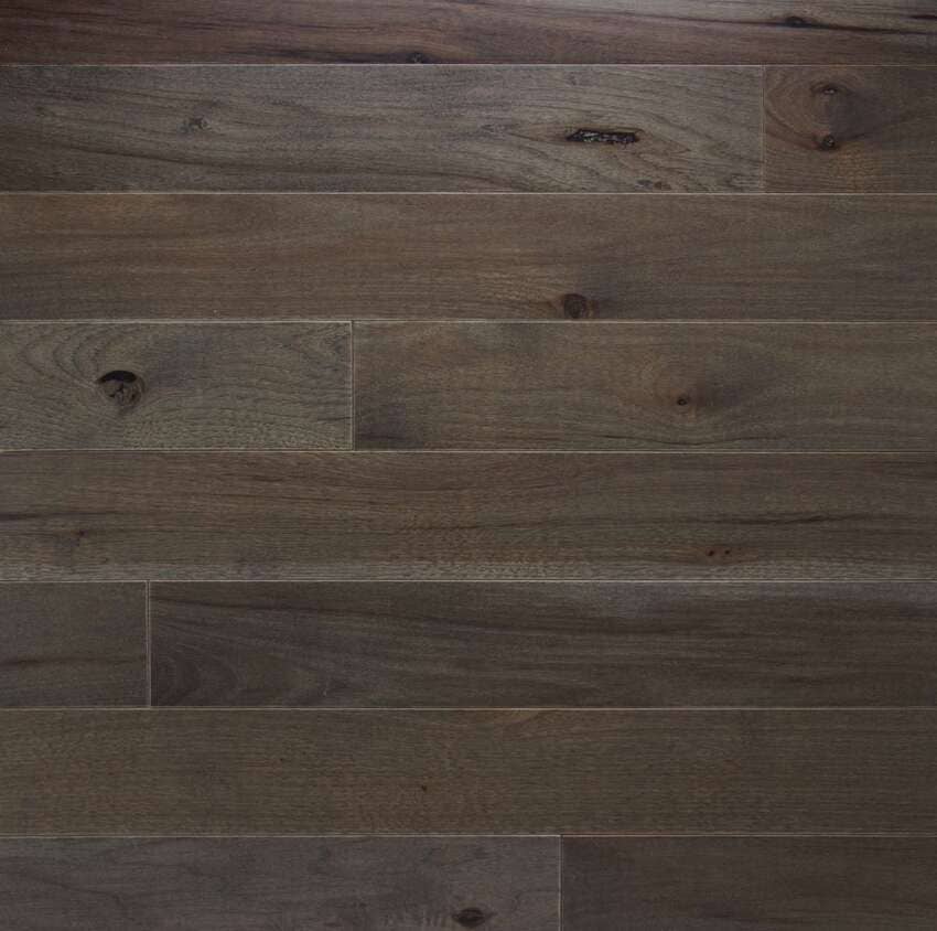 Dark Hickory Hardwood Floor in Hickory Ember