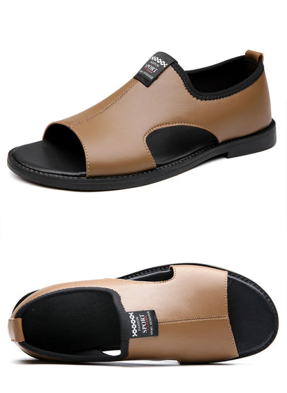Chanclas blancas hombre tira ajustable