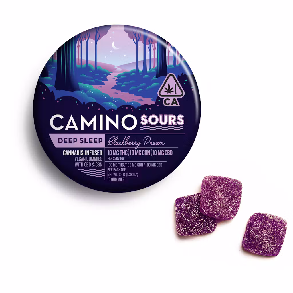 Camino Blackberry Dream Sours 1:1:1 Gummies