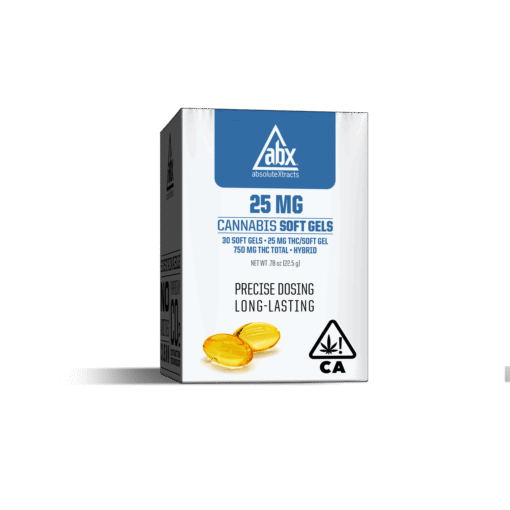 25mg THC Soft Gels (ABX)