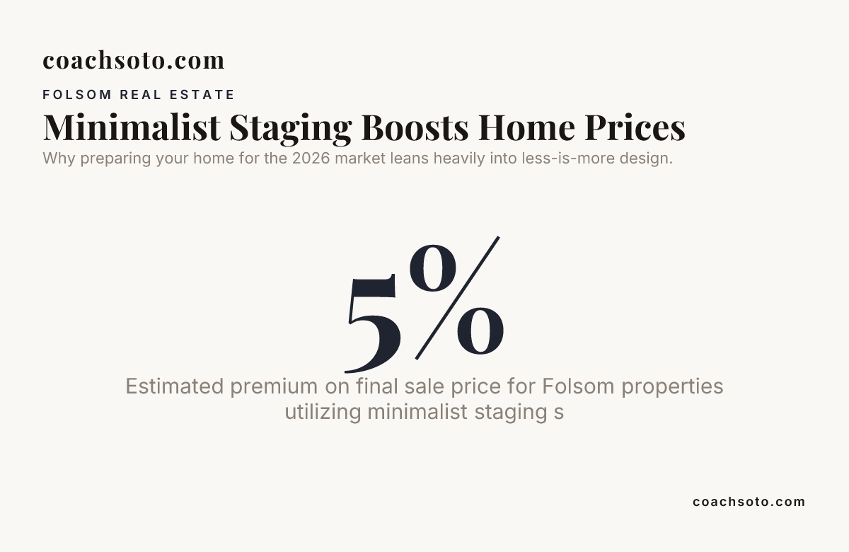 Minimalist Staging Boosts Home Prices