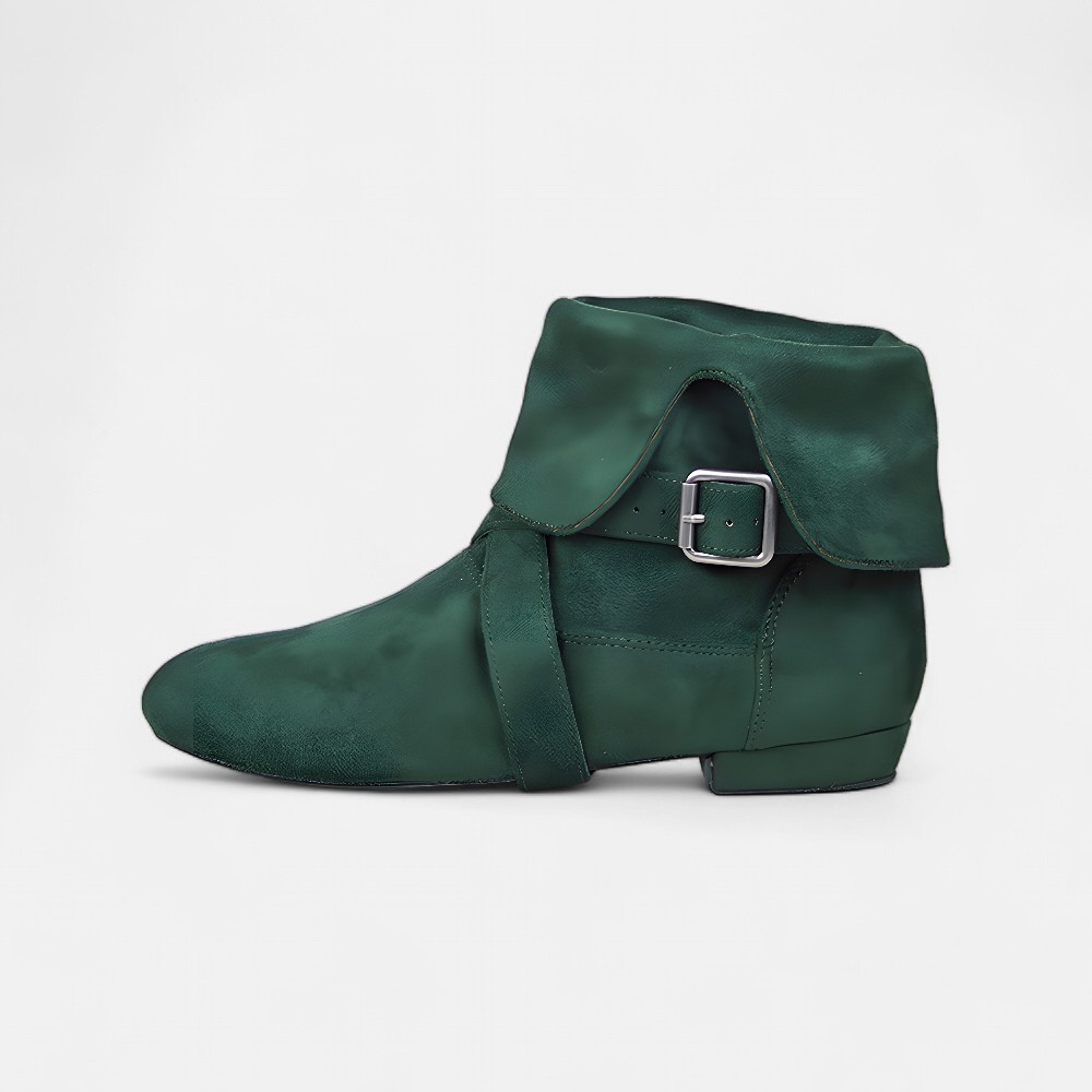 Bottines plates nubuck femme