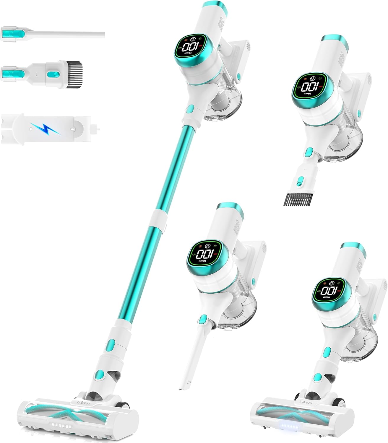 Tikom V500 Cordless Vacuum Cleaner main unit