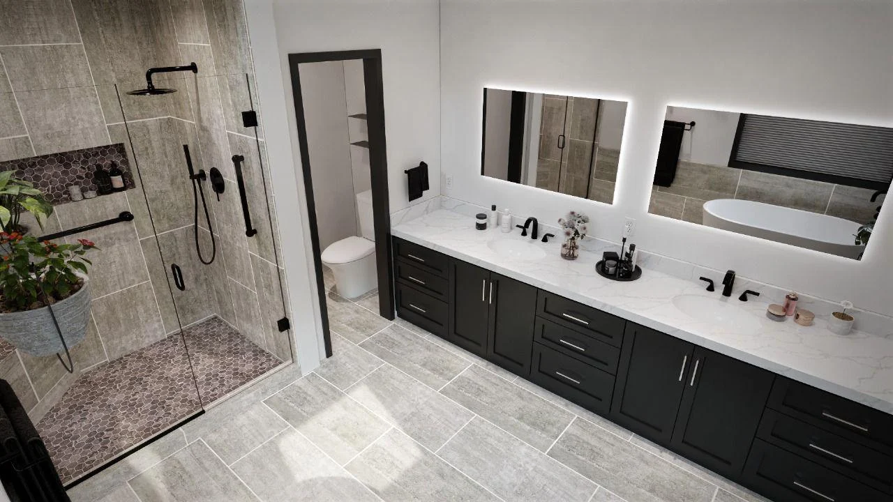 Bathroom remodeling gallery North Vision Builders