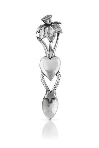 Traditional lovespoon pewter gift