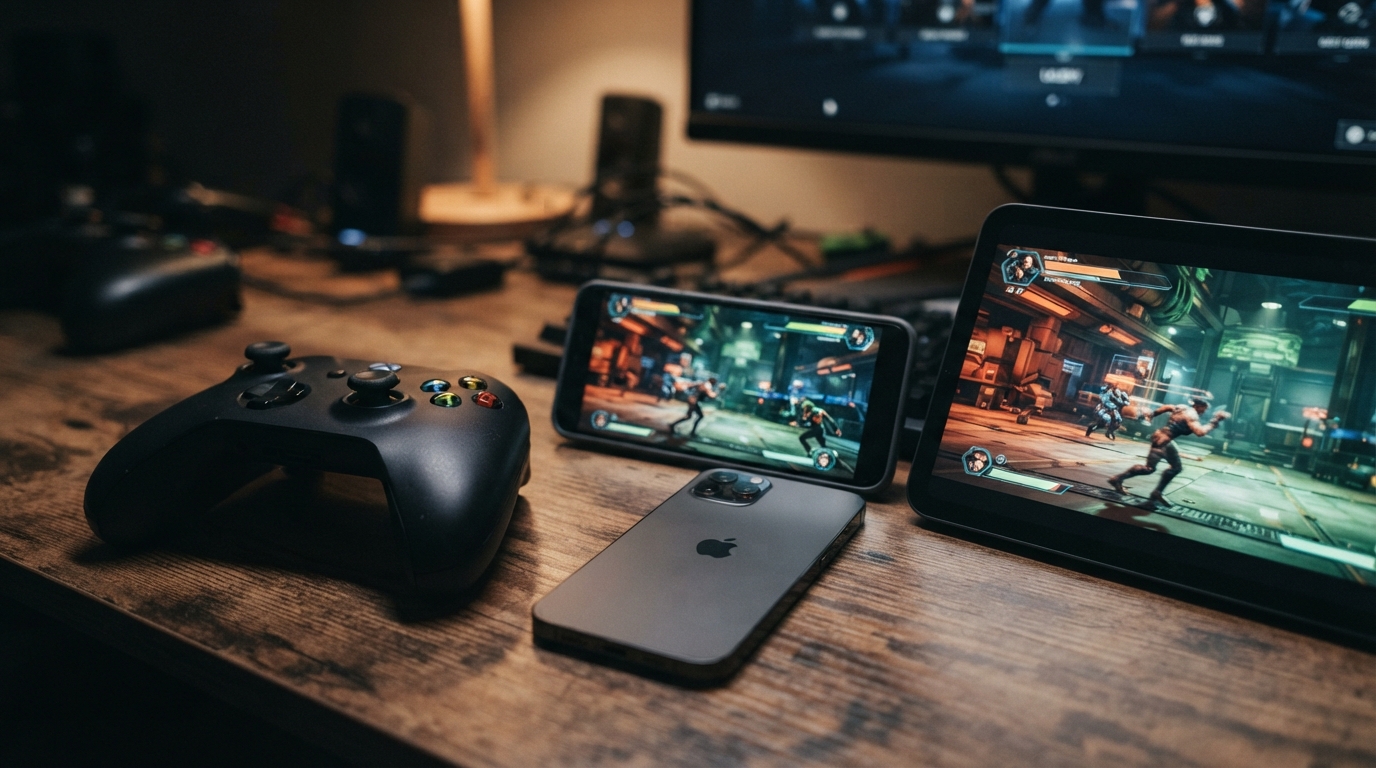 Illustration of browser games' accessibility advantages over app-store games