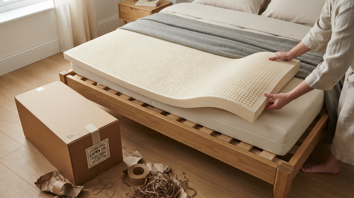 Latex, memory foam and budget foam topper layers compared