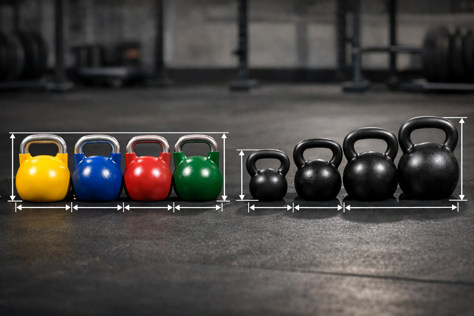 Competition kettlebell vs regular kettlebell comparison