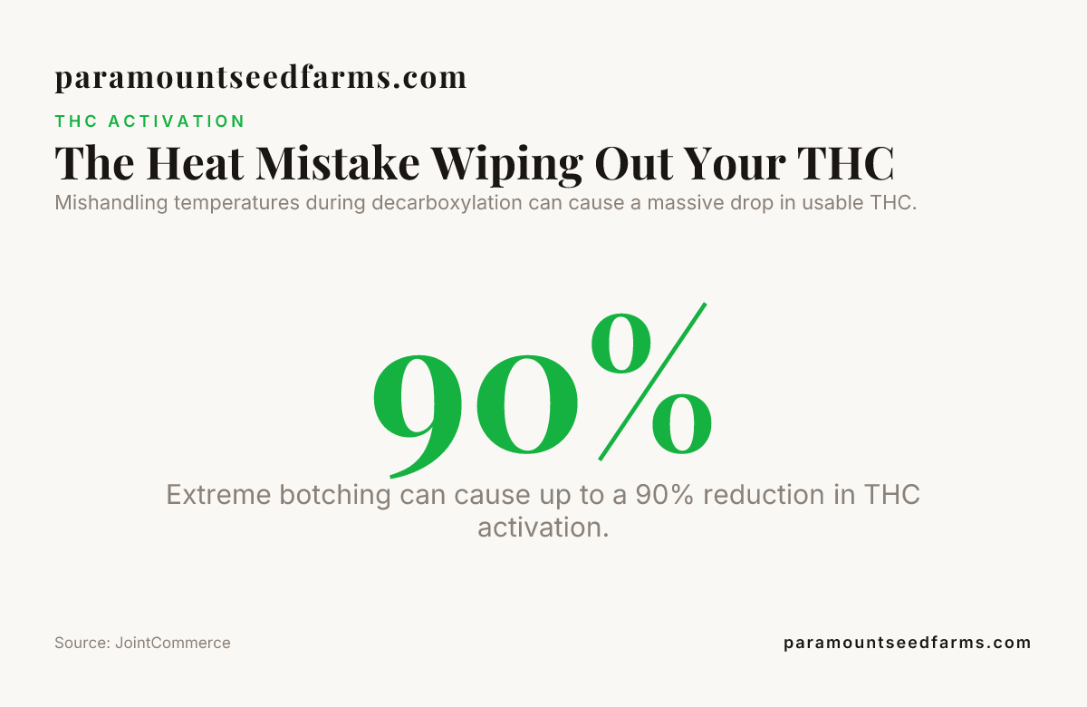 The Heat Mistake Wiping Out Your THC — data from JointCommerce