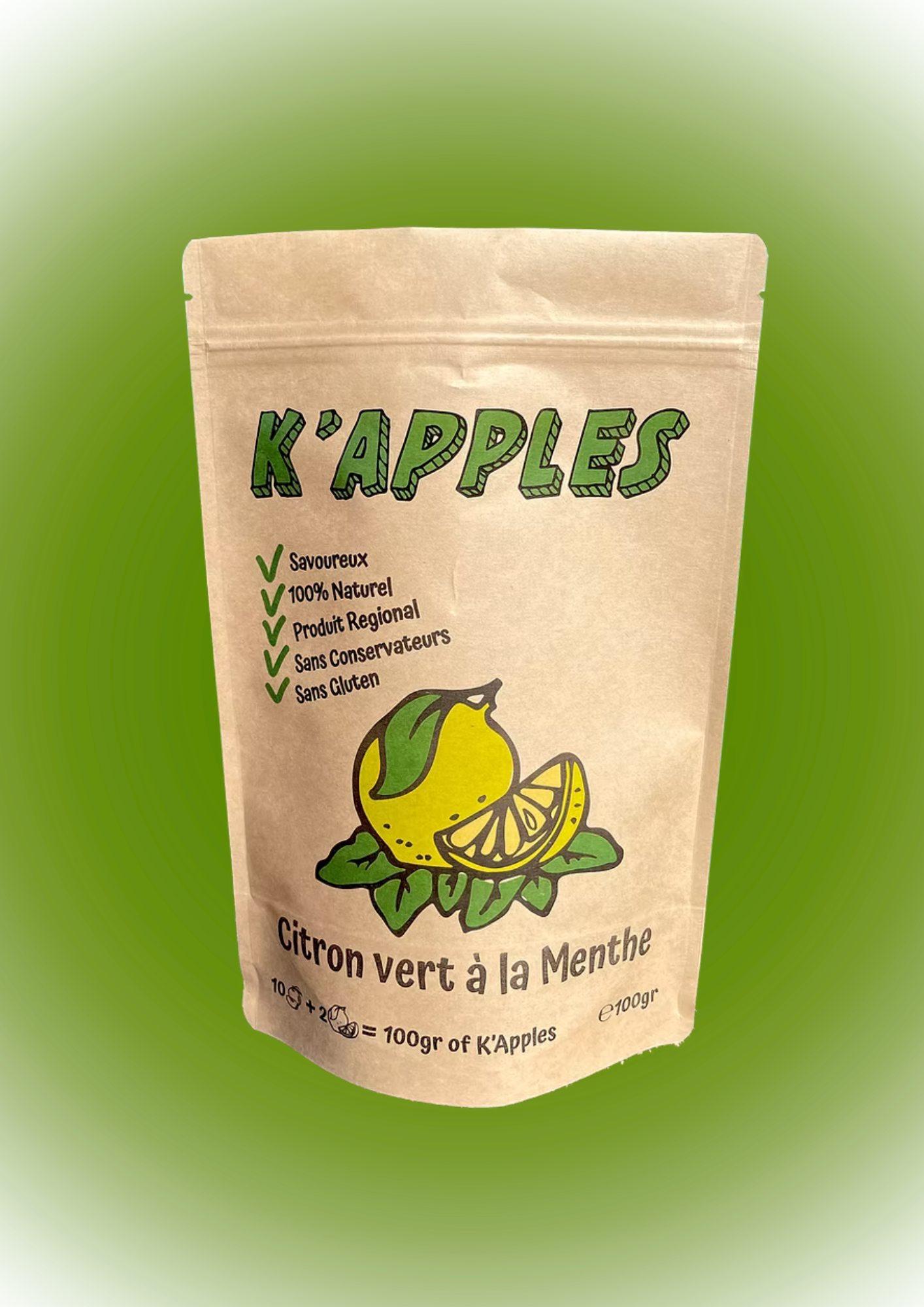 Apfel-Minz-Snack