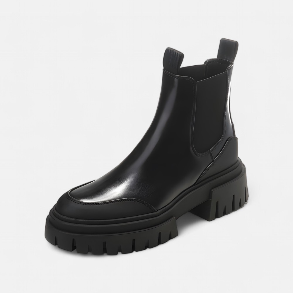 Chelsea boots femme semelle crantée