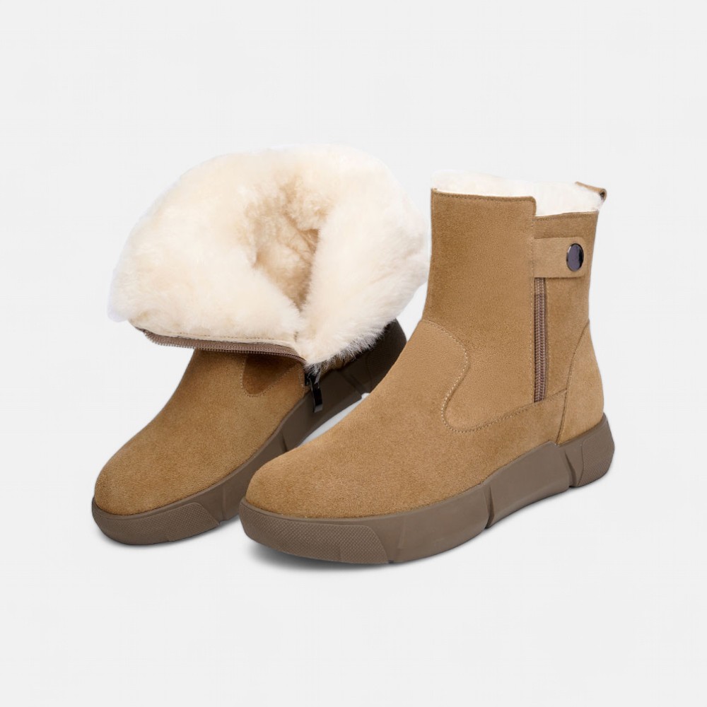 Bottines femmes plates confortables