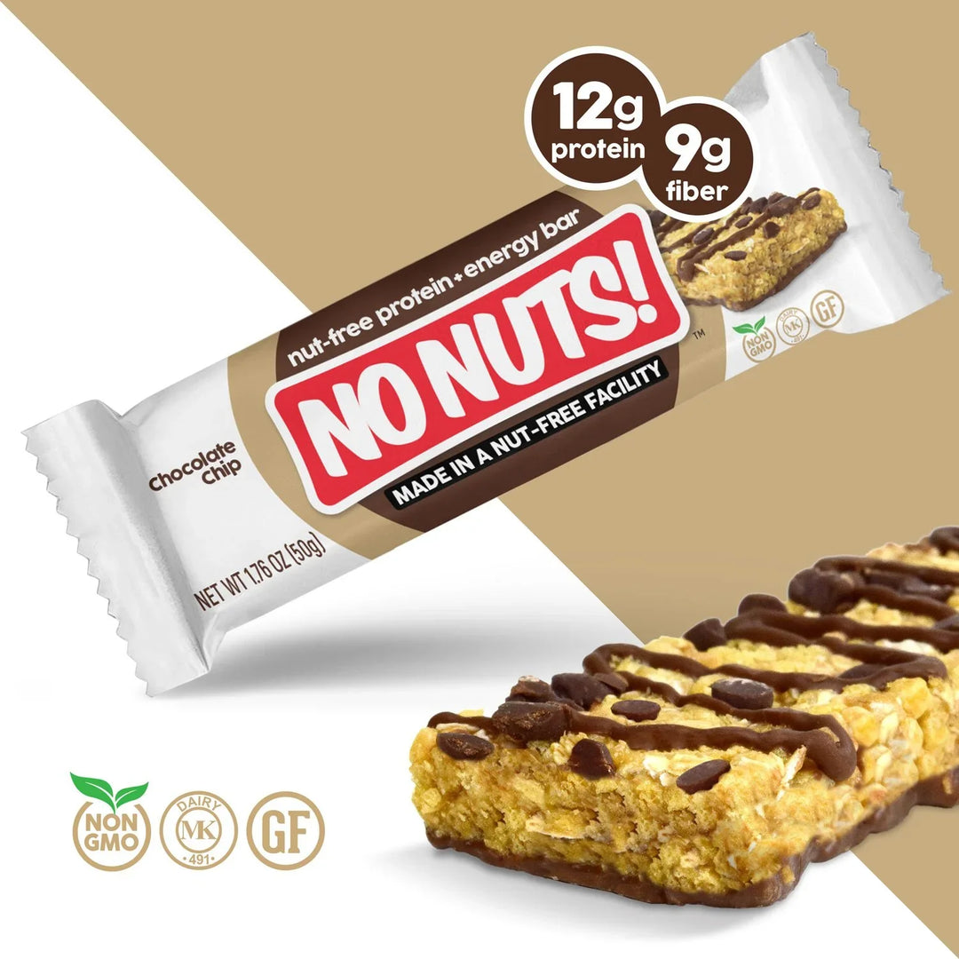 No Nuts! Chocolate Chip Bar packaging