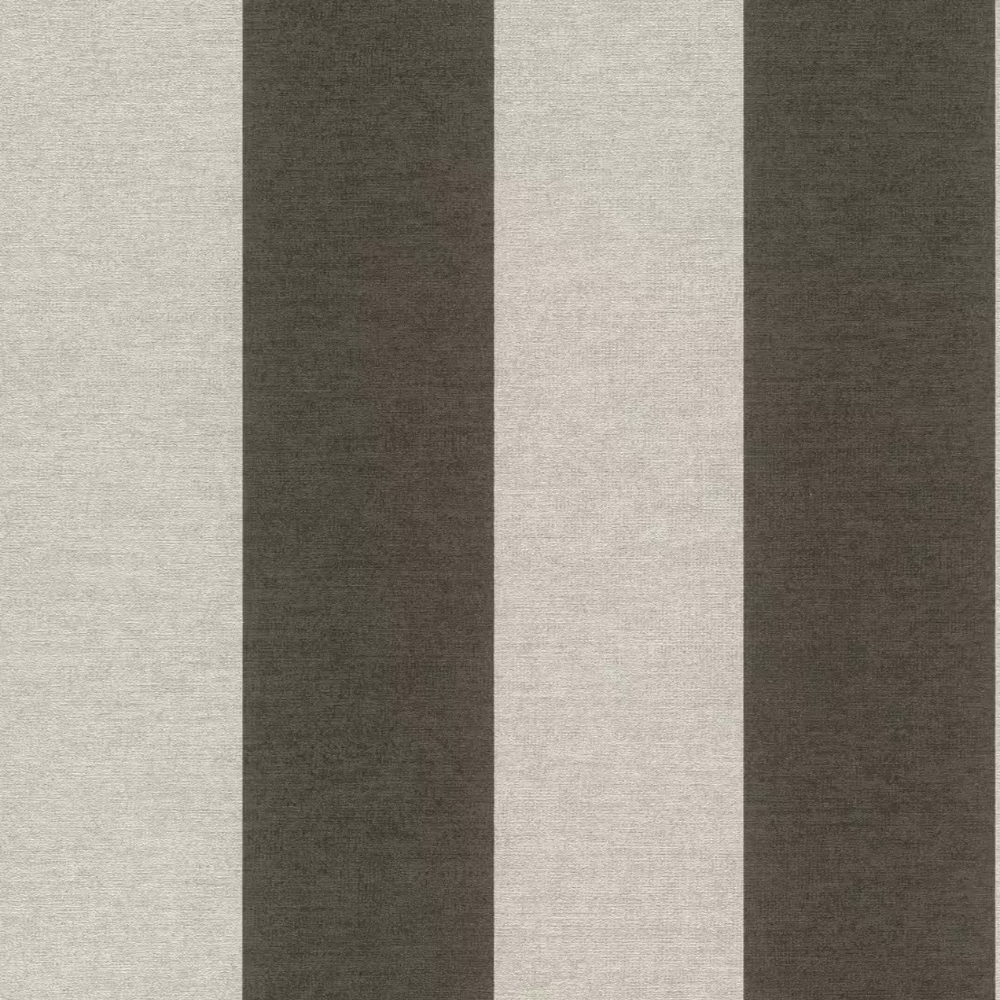 Schoner Wohnen Cosy Living Stripe Charcoal Wallpaper