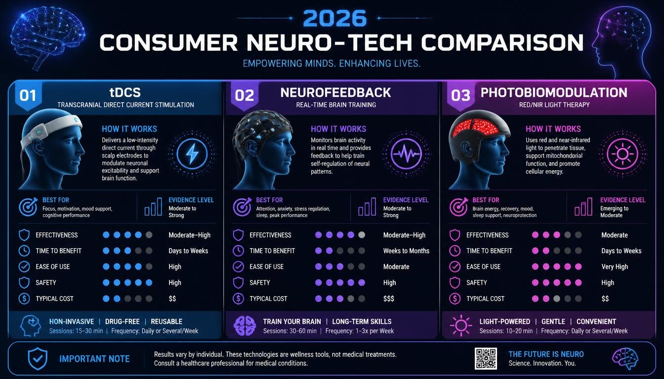 2026 consumer neuro-tech comparison relevant to memory program planning