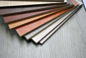 Hardwood flooring samples comparison