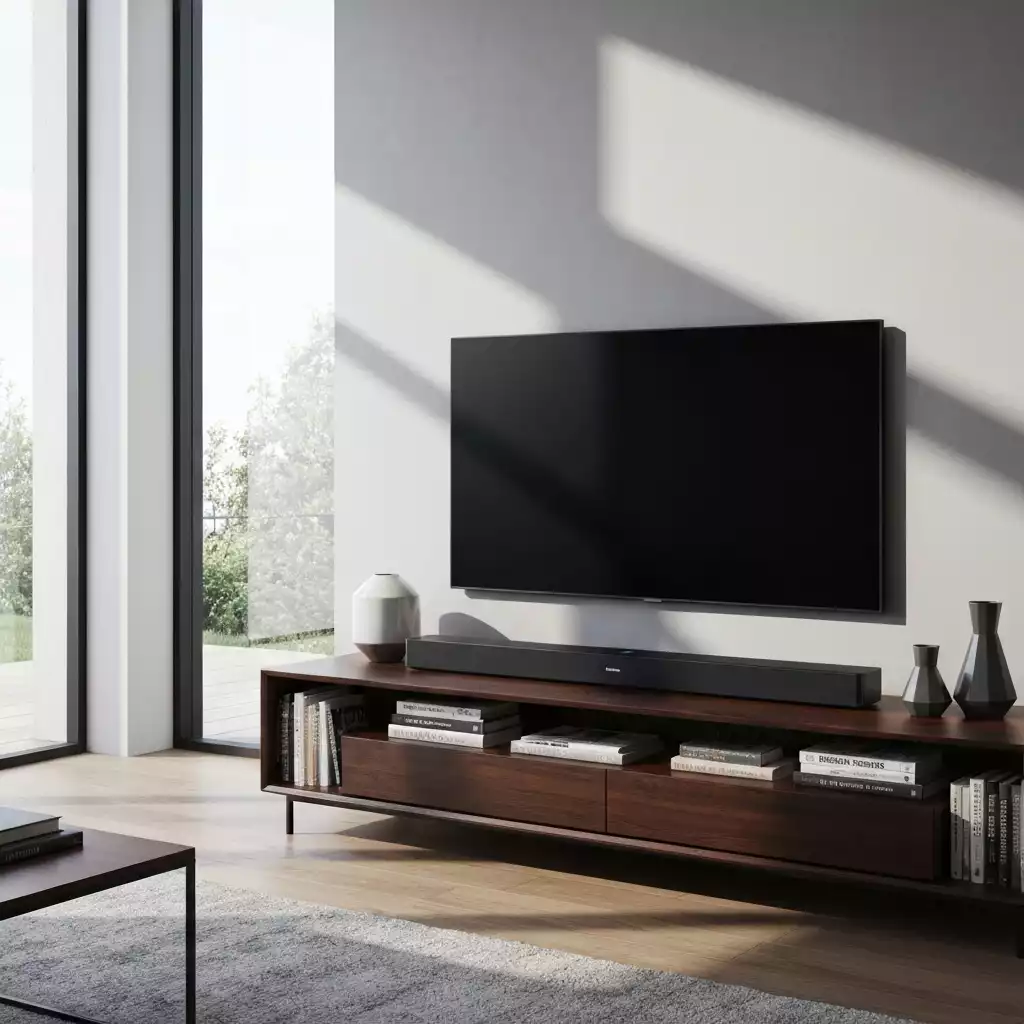 Sonos Arc Ultra soundbar in modern living room